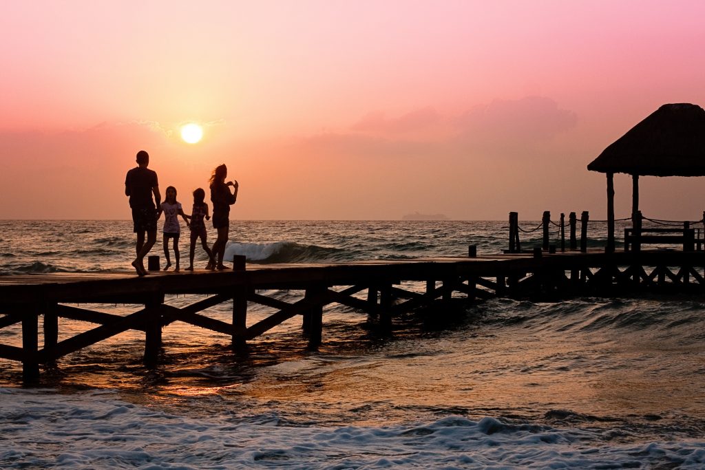 Family beach